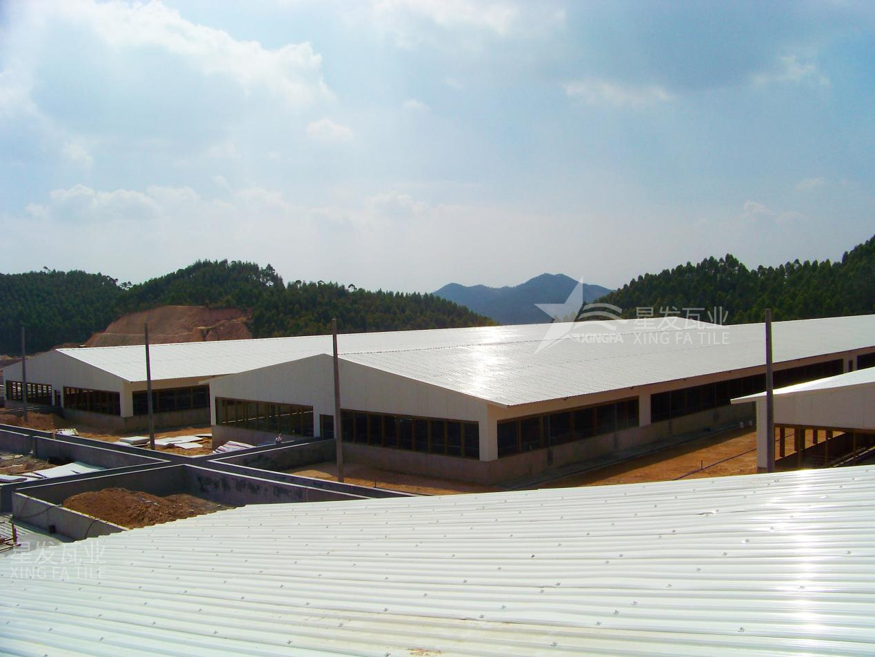 合成樹脂瓦施工安裝用什么材料搭建架子，鋼結(jié)構(gòu)搭建樹脂瓦